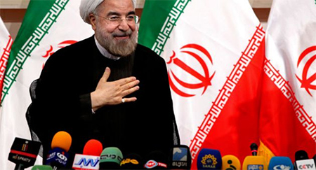 el presidente irani hassan ruhani